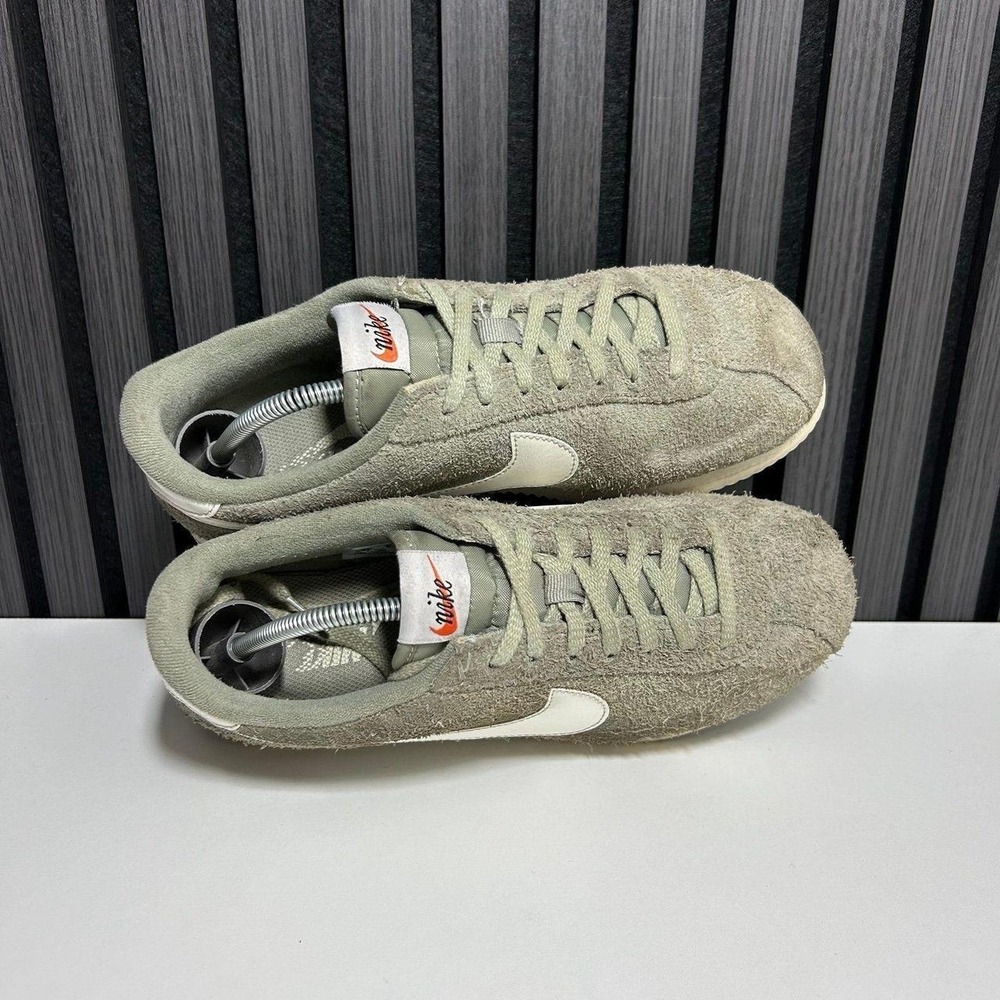 Nike Cortez green suede Womens 9.5 - Picture 6 of 8